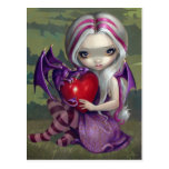 Carte postale "de dragon de Valentine"
