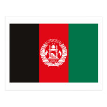 Carte postale de drapeau de l'Afghanistan cartes postales