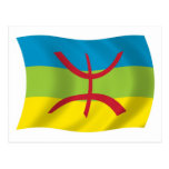Carte postale de drapeau de personnes de Berber