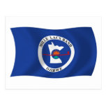 Carte postale de drapeau de réservation de bande d