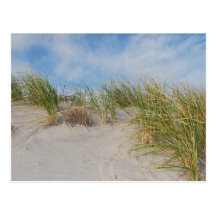 Carte postale de dunes de sable d'Atlantic City