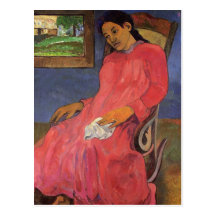 Carte postale de "Faaturuma (mélancolie)" - Paul G