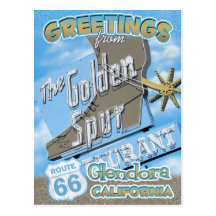 Carte postale de Glendora la Californie de salutat