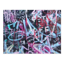 Carte postale de graffiti