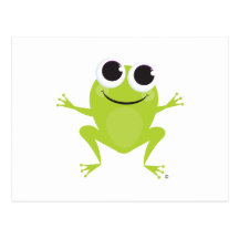 Carte postale de grenouille