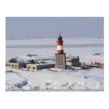 Carte postale de Helsinki Finlande de phare de Har