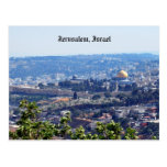 Carte postale de Jérusalem, Israël