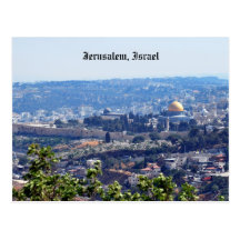Carte postale de Jérusalem, Israël