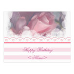 Carte postale de joyeux anniversaire