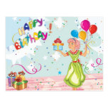 Carte postale de joyeux anniversaire