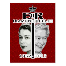 Carte postale de Jubliee de diamant