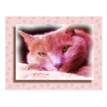 Carte postale de Kitty d'art moderne
