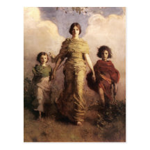 Carte postale de la Vierge de Thayer