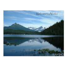 carte postale de l'Alaska
