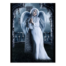 Carte postale de l'ange de Johnnie