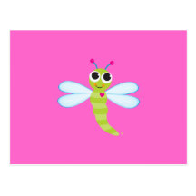 Carte postale de libellule