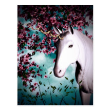 Carte postale de licorne