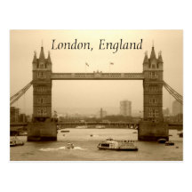 Carte postale de Londres, Angleterre
