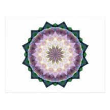 Carte postale de mandala de Hagi