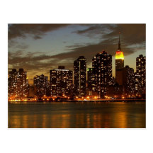 Carte postale de Manhattan, New York