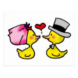 Carte postale de mariage