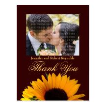 Carte postale de Merci de mariage