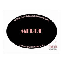 Carte postale de Merde