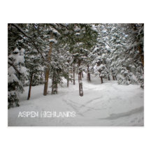 CARTE POSTALE DE MONTAGNES D'ASPEN