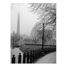Carte postale de monument de Washington