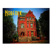 Carte postale de musée de la Norfolk
