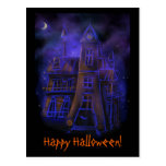 Carte postale de nuit de Halloween