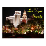 Carte postale de nuits de Vegas