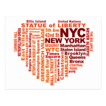 Carte postale de NYC - personnalisable