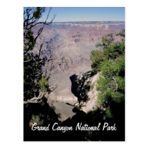 Carte postale de parc national de canyon grand