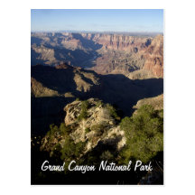 Carte postale de parc national de canyon grand