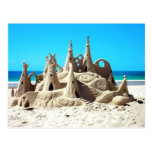 Carte postale de pâté de sable de plage de Noosa