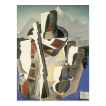 Carte postale de "paysage du Zapata-style" de Rive