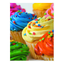 Carte postale de petits gâteaux