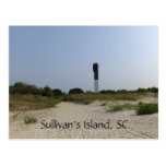 Carte postale de phare de l'île de Sullivan
