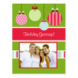 Carte postale de photo de vacances cartes postales