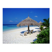 Carte postale de plage