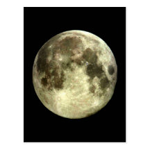 Carte postale de pleine lune