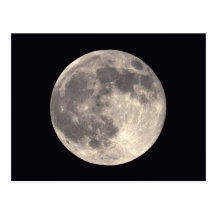 Carte postale de pleine lune