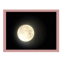 Carte postale de pleine lune