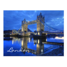 Carte postale de pont de Londres