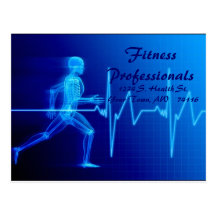 Carte postale de professionnels de forme physique