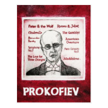 Carte postale de PROKOFIEV