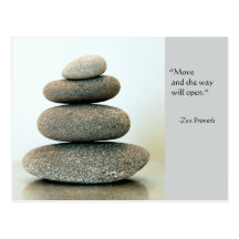 Carte postale de proverbe de zen