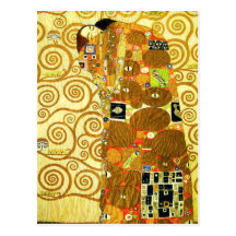 Carte postale de réalisation de Gustav Klimt