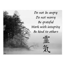 Carte postale de Reiki